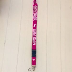 NWOT PINK LOVE Lanyard